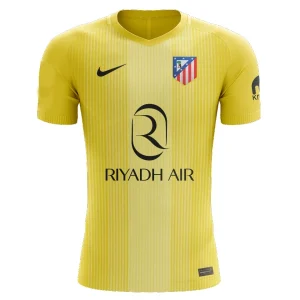 Atlético Madrid Heren Keepersshirt 2025/26 Geel/Wit Korte Mouw