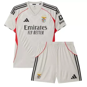 Benfica Kinderen Uittenue 2025/26 Korte Mouwen en Broekje
