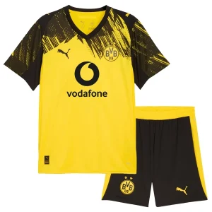 Borussia Dortmund Kinderen Thuistenue 2025/26 Korte Mouwen en Broekje
