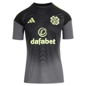 Celtic FC Heren Keepersshirt 2025/26 Zwart Korte Mouwen