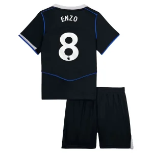 Chelsea FC Kinderen Derde Tenue 2025/26 Enzo Fernandez 8 Korte Mouwen en Broekje