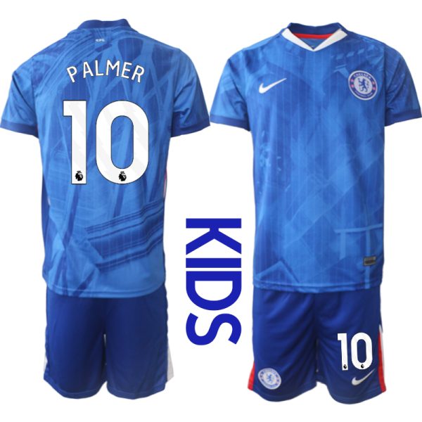 Chelsea FC Kinderen Thuistenue 2025/26 Cole Palmer 10 Korte Mouwen en Broekje