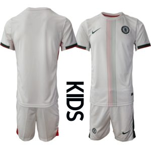 Chelsea FC Kinderen Uittenue 2025/26 Korte Mouwen en Broekje