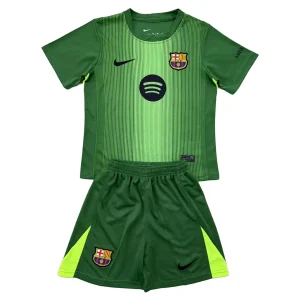 FC Barcelona Kinderen Keepers Tenue UCL 2025/26 Korte Mouwen en Broekje