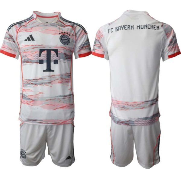 FC Bayern München Heren Uittenue 2025/26 Korte Mouwen en Shorts