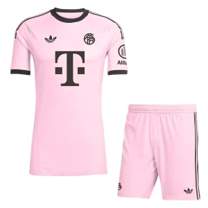 FC Bayern München Kinderen Keepersshirt 2025/26 Roze Korte Mouwen en Broekje