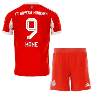 FC Bayern München Kinderen Thuistenue 2025/26 Harry Kane 9 Korte Mouwen en Broekje