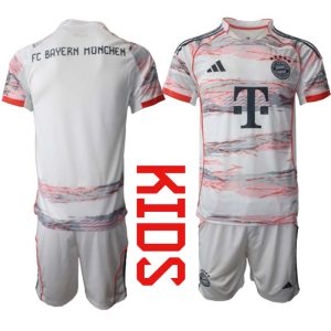 FC Bayern München Kinderen Uittenue 2025/26 Korte Mouwen en Broekje