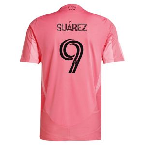 Inter Miami CF Heren Thuisshirt 2025/26 Luis Suárez 9 Korte Mouw