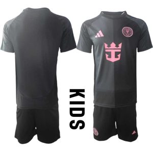 Inter Miami CF Kinderen Uittenue 2025/26 Korte Mouwen en Broekje