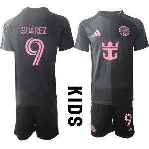 Inter Miami CF Kinderen Uittenue 2025/26 Luis Suárez 9 Korte Mouwen en Broekje