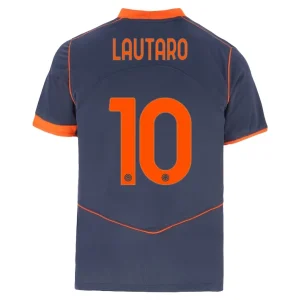 Inter Milan Heren Derde Shirt 2025/26 Lautaro Martinez 10 Korte Mouw