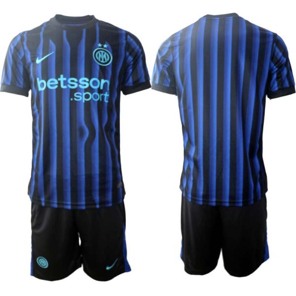 Inter Milan Heren Thuistenue 2025/26 Korte Mouwen en Shorts