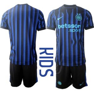 Inter Milan Kinderen Thuistenue 2025/26 Korte Mouwen en Broekje