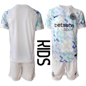 Inter Milan Kinderen Uittenue 2025/26 Korte Mouwen en Broekje