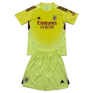 SL Benfica Kinderen Keepersshirt 2025/26 Geel Korte Mouwen en Broekje