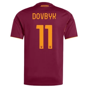 AS Roma Heren Thuisshirt 2025/26 Artem Dovbyk 11 Korte Mouw