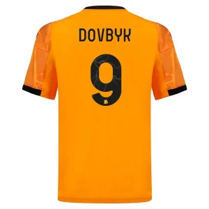 AS Roma Heren Uitshirt 2025/26 Artem Dovbyk 9 Korte Mouw