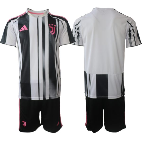 Juventus Heren Thuistenue 2025/26 Korte Mouwen en Shorts