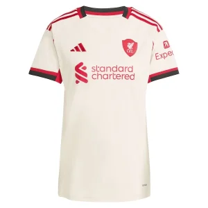 Liverpool Dames Uitshirt 2025/26 Korte Mouw
