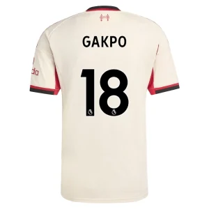 Liverpool Heren Uitshirt 2025/26 Cody Gakpo 18 Korte Mouw