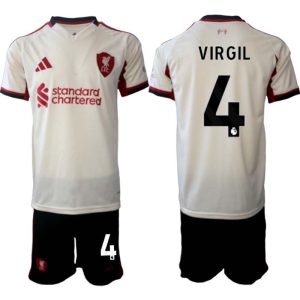 Liverpool Heren Uittenue 2025/26 Virgil van Dijk 4 Korte Mouwen en Shorts