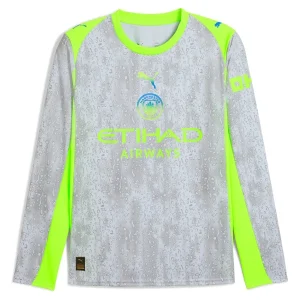 Manchester City Heren Derde Shirt 2025/26 Lange Mouwen