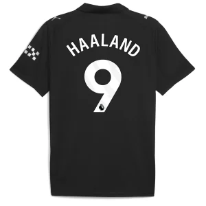 Manchester City Heren Uitshirt 2025/26 Erling Haaland 9 Korte Mouw