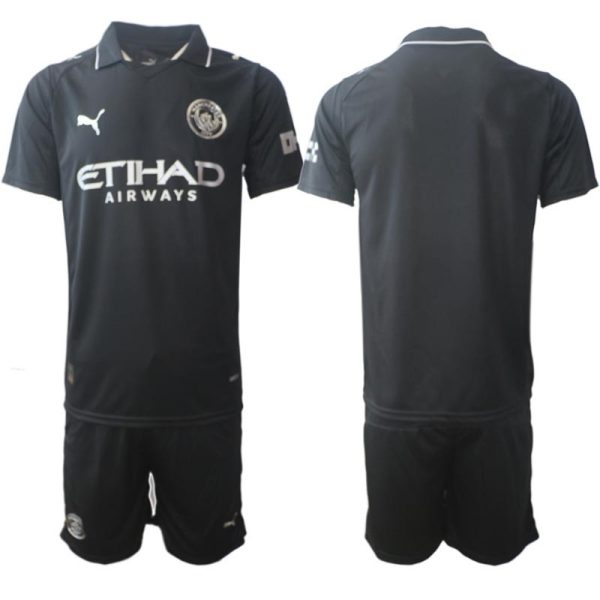 Manchester City Heren Uittenue 2025/26 Korte Mouwen en Shorts