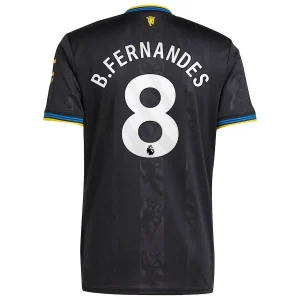 Manchester United Heren Derde Shirt 2025/26 Bruno Fernandes 8 Korte Mouw