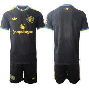 Manchester United Heren Derde Tenue 2025/26 Korte Mouwen en Shorts