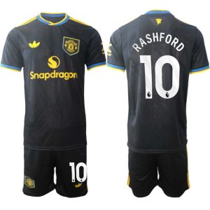 Manchester United Heren Derde Tenue 2025/26 Marcus Rashford 10 Korte Mouwen en Shorts