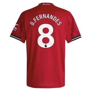 Manchester United Heren Thuisshirt 2025/26 Bruno Fernandes 8 Korte Mouw