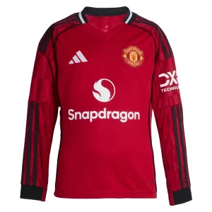 Manchester United Heren Thuisshirt 2025/26 Lange Mouwen