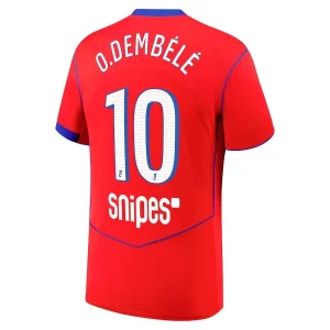 Paris Saint-Germain Heren Derde Shirt 2025/26 Ousmane Dembélé 10 Korte Mouw