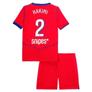 Paris Saint-Germain Kinderen Derde Tenue 2025/26 Achraf Hakimi 2 Korte Mouwen en Broekje