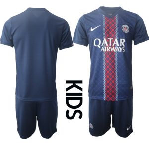 Paris Saint-Germain Kinderen Thuistenue 2025/26 Korte Mouwen en Broekje