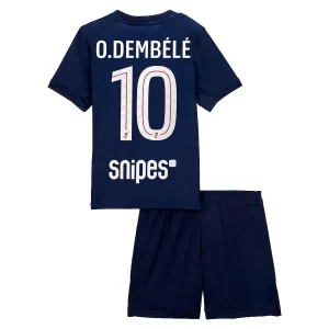 Paris Saint-Germain Kinderen Thuistenue 2025/26 Ousmane Dembélé 10 Korte Mouwen en Broekje