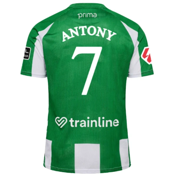 Real Betis Heren Thuisshirt 2025/26 Antony 7 Korte Mouw