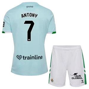 Real Betis Kinderen Uittenue 2025/26 Antony 7 Korte Mouwen en Broekje