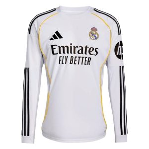 Real Madrid Heren Thuisshirt 2025/26 Lange Mouwen