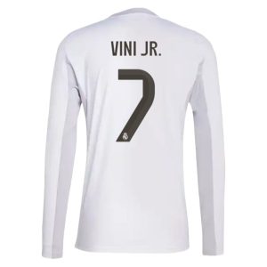 Real Madrid Heren Thuisshirt 2025/26 Vinícius Júnior 7 Lange Mouwen
