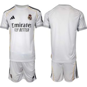 Real Madrid Heren Thuistenue 2025/26 Korte Mouwen en Shorts