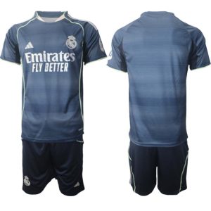 Real Madrid Heren Uittenue 2025/26 Korte Mouwen en Shorts