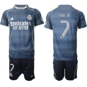 Real Madrid Heren Uittenue 2025/26 Vinícius Júnior 7 Korte Mouwen en Shorts