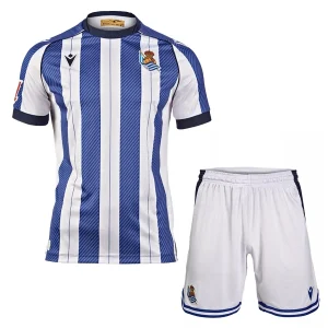 Real Sociedad Kinderen Thuistenue 2025/26 Korte Mouwen en Broekje