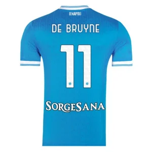 SSC Napoli Heren Thuisshirt 2025/26 Kevin De Bruyne 11 Korte Mouw