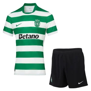 Sporting CP Kinderen Thuistenue 2025/26 Korte Mouwen en Broekje