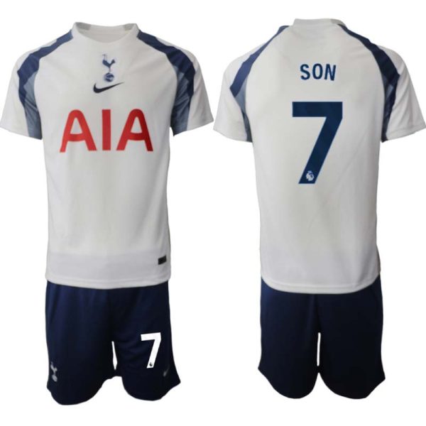 Tottenham Hotspur Heren Thuistenue 2025/26 Son Heung-Min 7 Korte Mouwen en Shorts