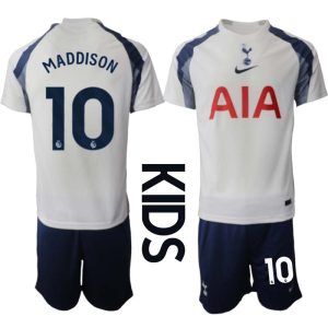 Tottenham Hotspur Kinderen Thuistenue 2025/26 James Maddison 10 Korte Mouwen en Broekje